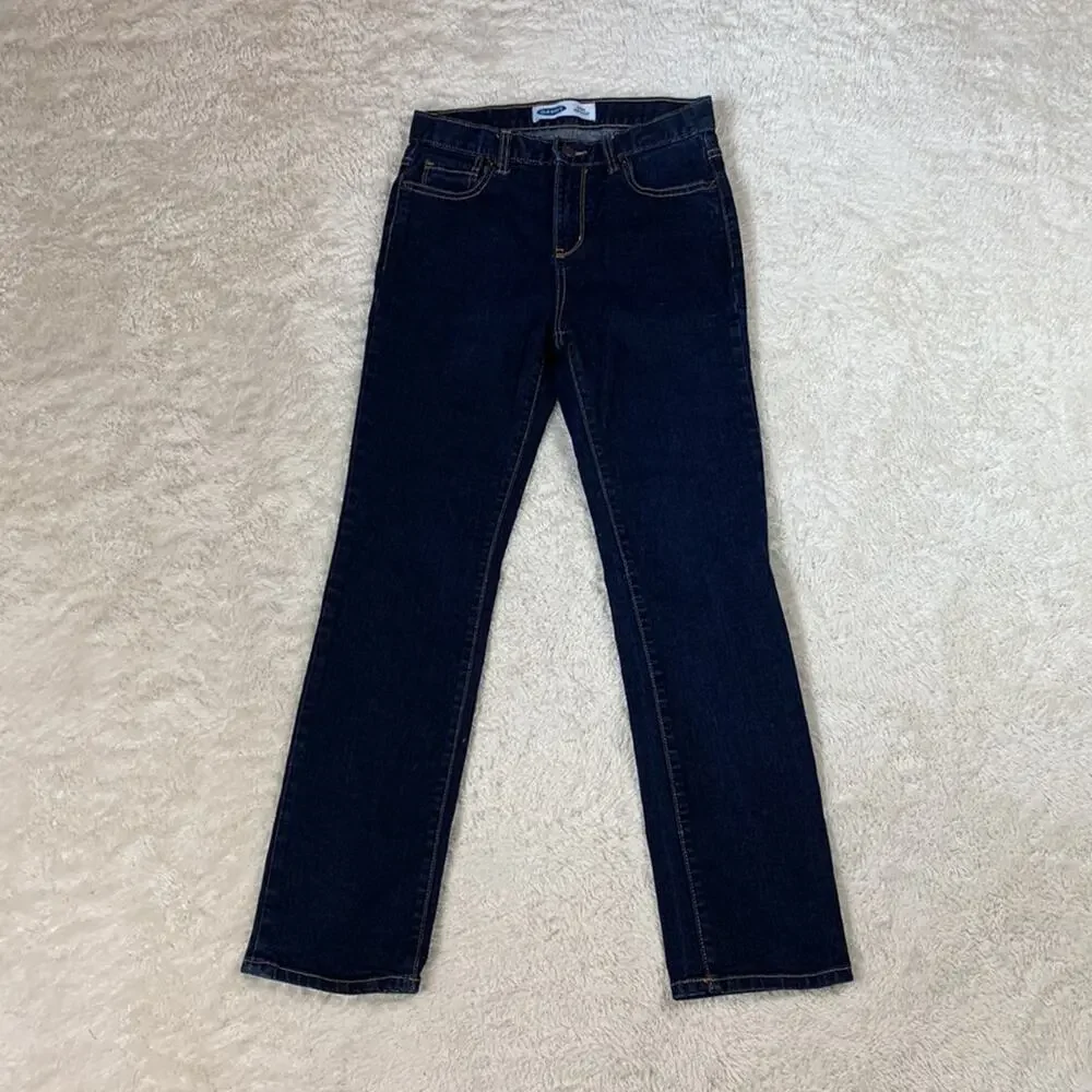 Old Navy dark‎ wash skinny jeans, size 14